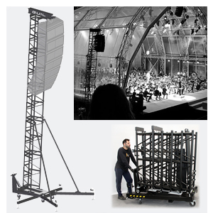 Modular towers for line array and truss